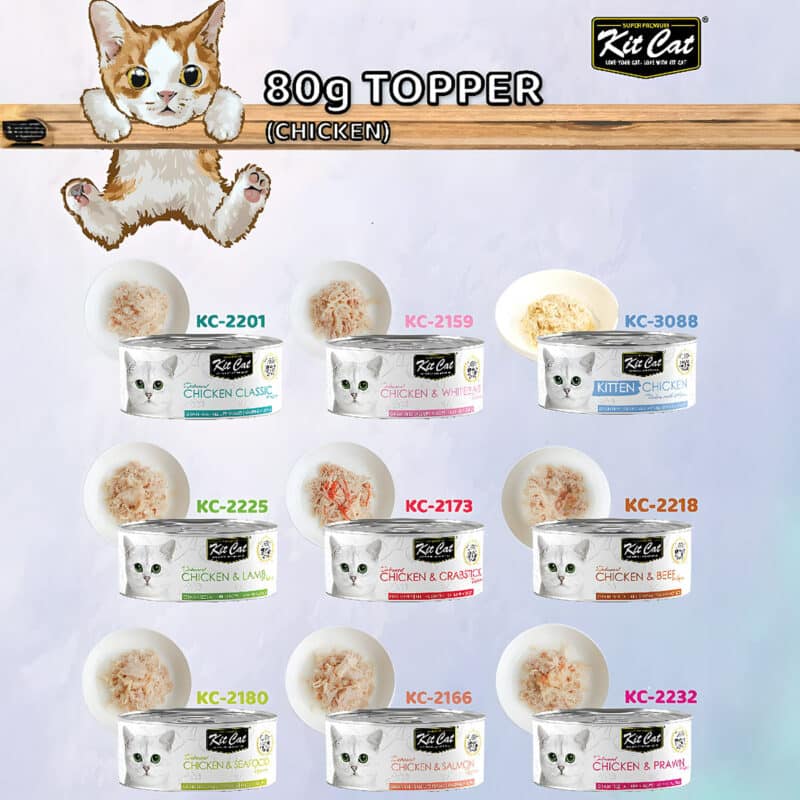 Kit Cat Deboned Can Food Wet Food Topper singapore