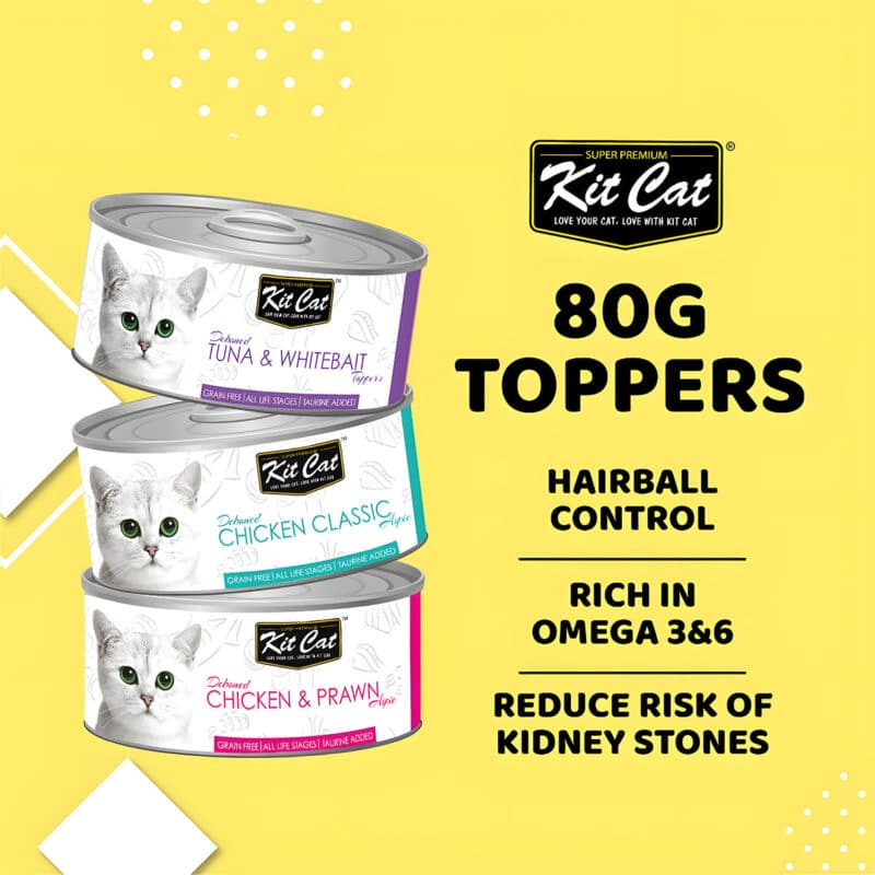 Kit Cat Deboned Can Food Wet Food Topper singapore